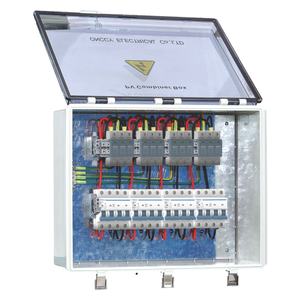 4 входа 4 выхода 600VDC/1000VDC распределительный блок IP65 водонепроницаемый Солнечный PV DC объединитель - Product Image 1