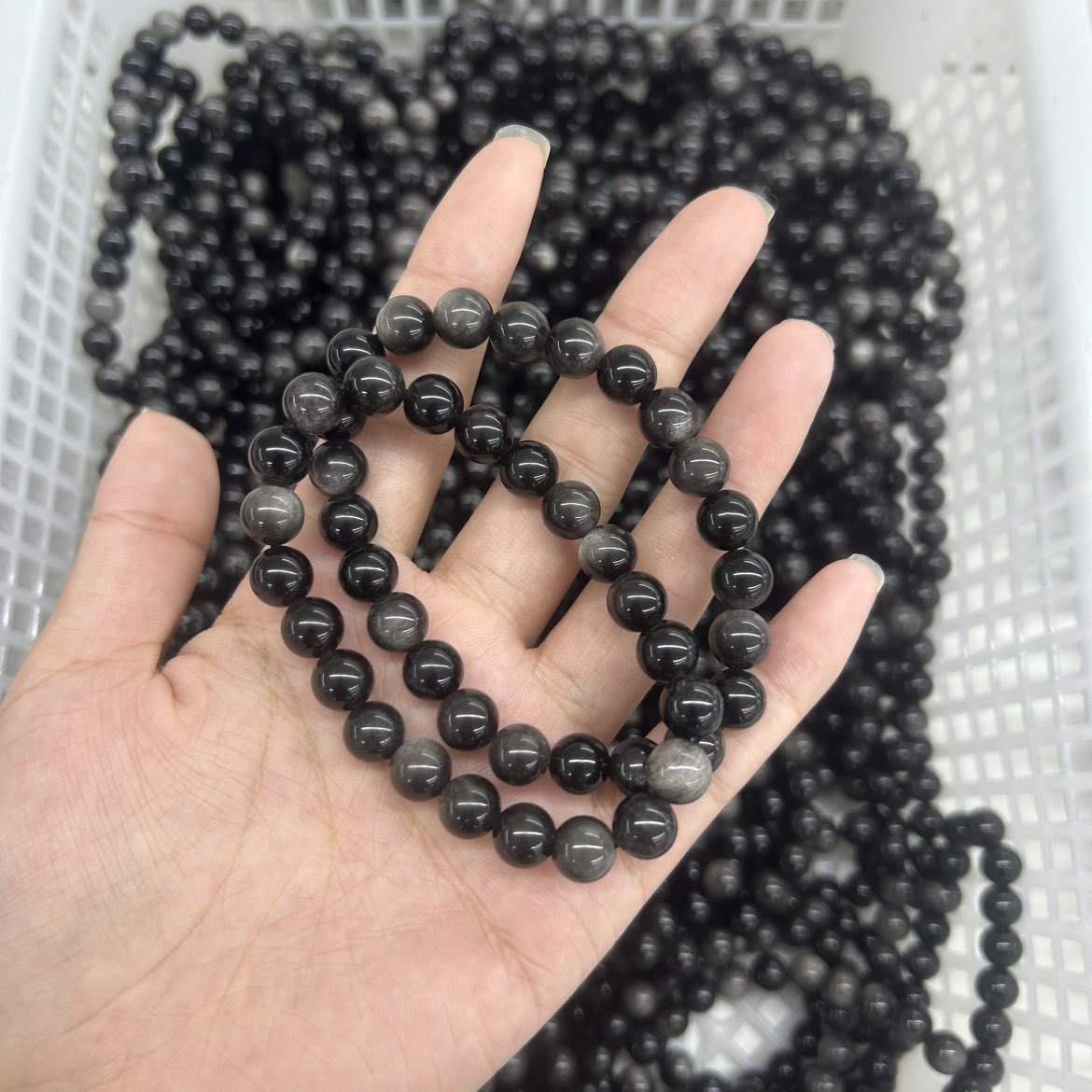 Obsidienne argentée