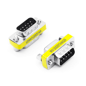 RS-232 RS232 9Pin อะแดปเตอร์แปลง DB9ตัวผู้กับ DB9ตัวเมีย DB9ข้อต่อตัวแปลง M-F แบบอนุกรมเครื่องต่อพ่วง - Product Image 3