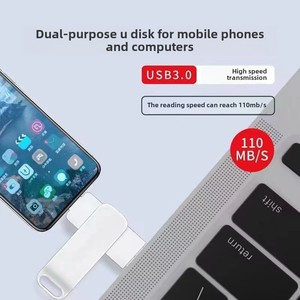 256g Dual-interfaccia USB Flash Drive di grande capacità del telefono cellulare e del Computer a doppio uso Android Multi-funzione di tipo-C foto di archiviazione - Product Image 2