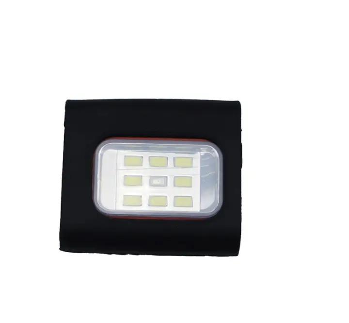 Lampe frontale rouge Rechargeable par USB, lumière de sécurité, lampe torche alimentée par piles rechargeables, rouge et blanc, idéal pour la course à pied