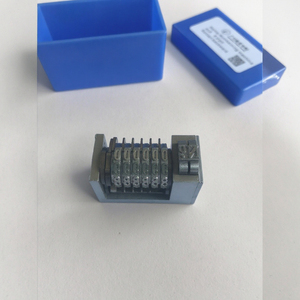 Chất lượng cao 4x8 Cicero Roman font letterpress máy đánh số 6 chữ số lạc hậu tử số đầy đủ thép Đ<span class=keywords><strong>i</strong></span>ều Kiện Mớ<span class=keywords><strong>i</strong></span> bù đắp - Product Image 1