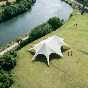 Struktur Iklan Luar Ruangan Tiup Bentuk Kubah Tiga Puncak Ultra-besar dan Kuat, Desain Tahan Air, Mudah Dirangkai - Product Image 6