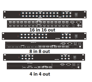 Fábrica 4/8/16 entrada 4/8/16 salida HDM1 matriz híbrida profesional HDM1 conmutador de matriz sin costuras para sistema de videoconferencia HD - Product Image 2
