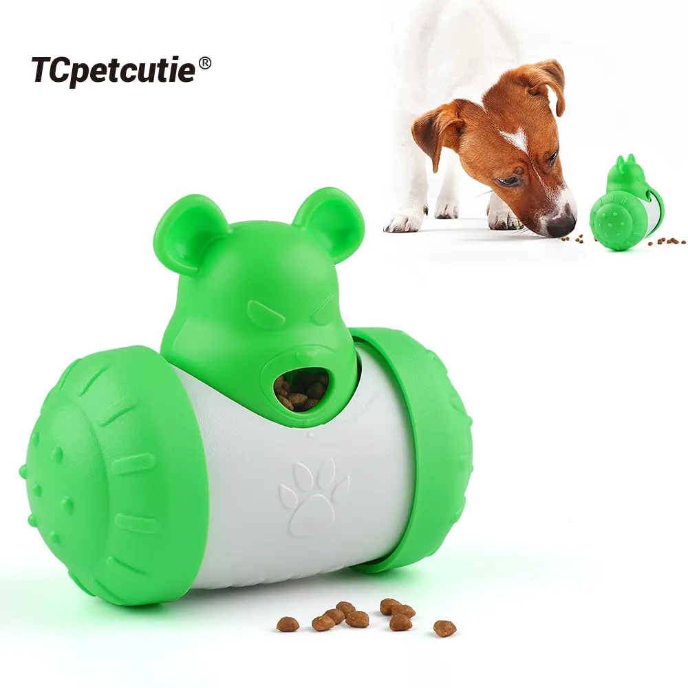 Jouets pour chien et chat Tumbler Balance Auto Slow Feeder Puppy Multifunction Puzzle Toys Exercise Game Feeding Device Dog Accessories