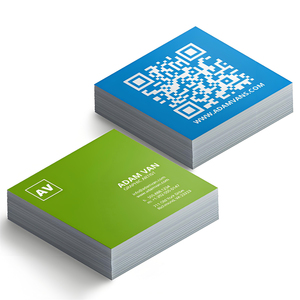 Пользовательские QR-код визитная карточка печать бумага с покрытием тиснение дизайн карты логотип компании на визитной карточке - Product Image 5