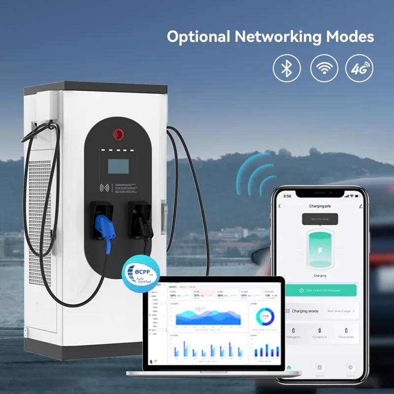 Ccs Oplaadstapel Ocpp 1.6j Supercharger Station Auto Power Fast Level 3 Ev Oplader Met 7 "Scherm