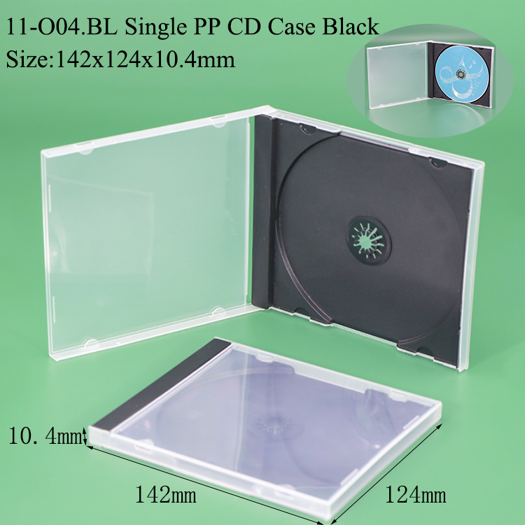O04 : Boîtier CD 1-PP 10,4 mm Noir
