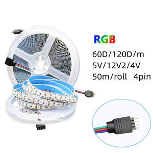 อาคารวิศวกรรมโครงการตกแต่งกลางแจ้งกันน้ำที่มีความยืดหยุ่น IP65 DC220V 100เมตรสูงลูเมน SMD 5050 Les แถบแสง - Product Image 2