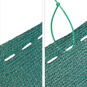 HDPE bahçe ekran koruyucu çit paneli rüzgar koruma file tente, posta sipariş ambalaj - Product Image 4