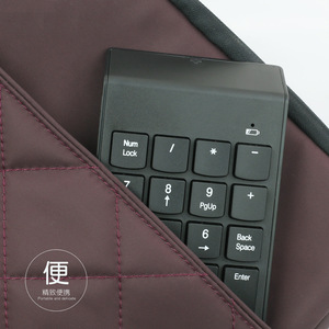 Notebook Wireless 2,4 GHzKeyboard Teclado numérico portátil Tijera Diseño de teclado Sistema de caja registradora - Product Image 5