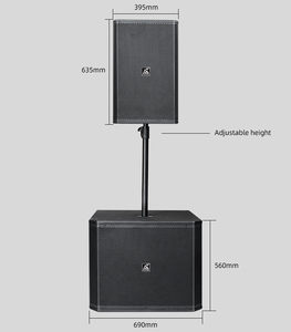 主动户外PA专业音响系统18英寸低音炮柱阵列舞台扬声器，用于体育赛事和表演 - Product Image 6