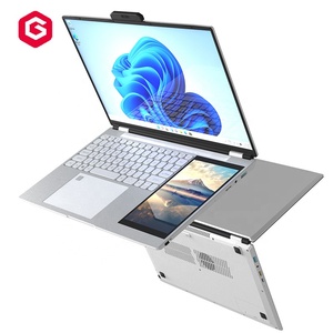 Good Performance <strong>Dual</strong> Screen Laptop 15.6&quot; Plus 7&quot; Double Monitor N5105 16GB Business Student Learning Two Screen Touch <strong>Computer</strong> - Product Image 2