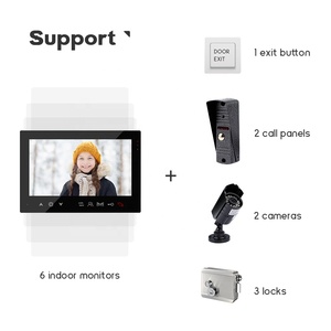 Tuya WiFi 7 Inch Apartment Building Video Door Phone <strong>Intercom</strong> <strong>System</strong> Home Doorbell <strong>Security</strong> - Product Image 6