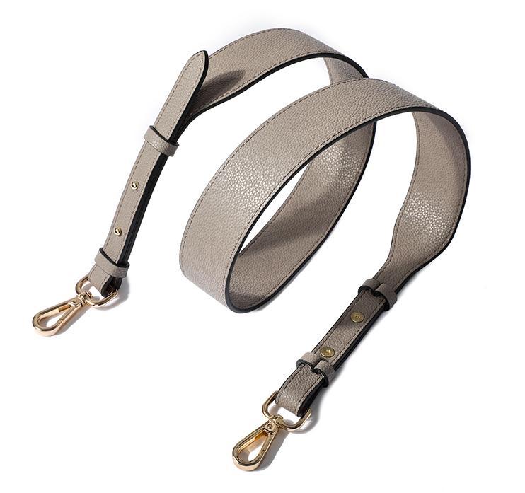 Grey with Straight Gold Snap Hook