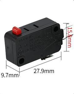 KW7 mikro anahtarı üç Pin ile küçük su geçirmez mikro dokunmatik anahtarı - Product Image 3
