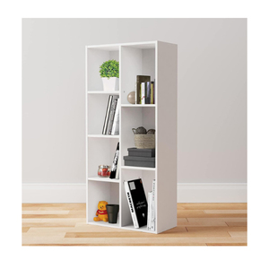 Kitaplık/kitap/depolama, toptan özel yapılmış kitaplıklar kitaplık ahşap oturma odası, beyaz - Product Image 5
