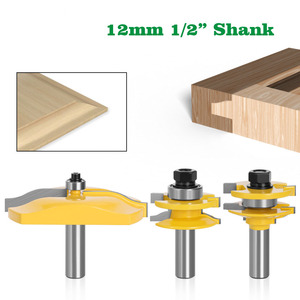 Industrial Quality 1/2 Shank Wood Milling <strong>Cutter</strong> CNC Router Bits <strong>Arc</strong> Bending Integrated Forming Tool Woodworking Slotting <strong>Cutter</strong> - Product Image 2
