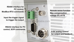 TWINTEX RS232 RS485 Digital USB Variable de control 30V 20A y 60V 10A laboratorio de alimentación programable 80V 8A - Product Image 6