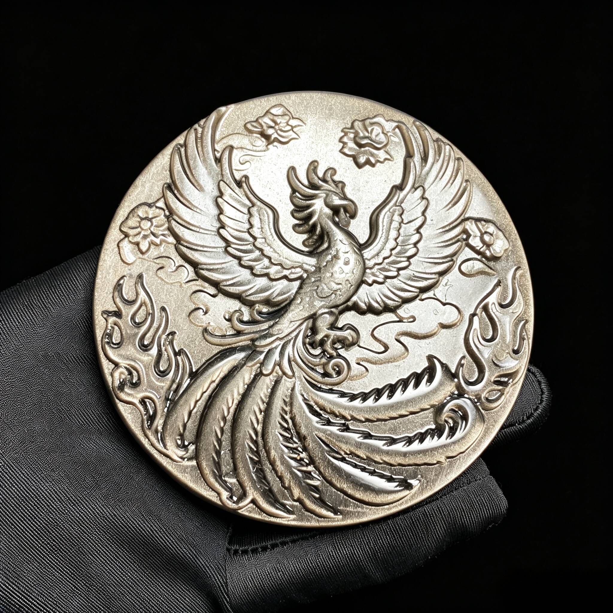 3. Fénix de Obsidiana Plateada