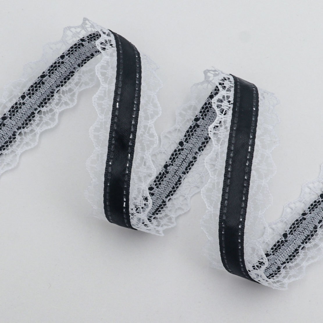 Negro - 3cm * 10 yardas / rollo