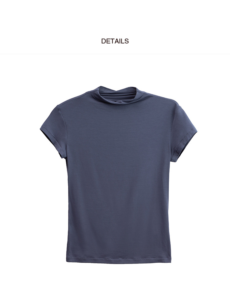 New Fashion Women's O-neck Short Sleeve European and American Compression In Stock for Tops