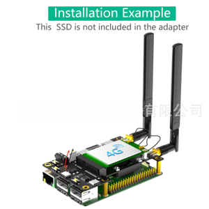 Raspberry Pi 3G-4G การ์ดขยาย (พร้อมพัดลมระบายความร้อนและแสงโดยรอบ)