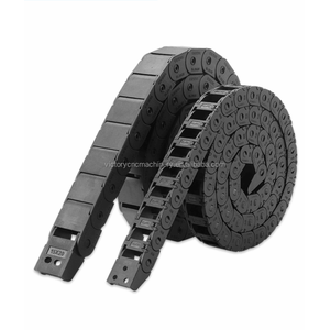 Cadena de arrastre de cable de plástico de 25x25mm, sistema de manipulación de material portador de alambre, cadena de arrastre, cadena de arrastre de protección de cable transportador - Product Image 1