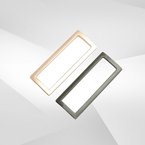 Factory Custom Gold Silver <strong>Rectangle</strong> Rings <strong>Buckle</strong> High Quality Metal Flat <strong>Square</strong> <strong>Loop</strong> Handbag Strap <strong>Buckles</strong> - Product Image 2