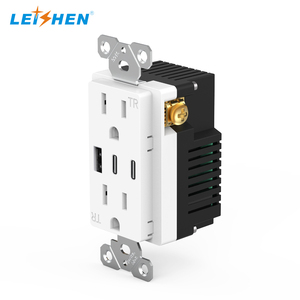 ETL ที่ระบุไว้ในมาตรฐาน PD 36W 2 * ประเภท-C และพลังงาน USB-A โดยตรง15แอมป์เต้ารับเต้าเสียบ USB ผนังสำหรับ ipone/ipadamsung/lg/htc - Product Image 3