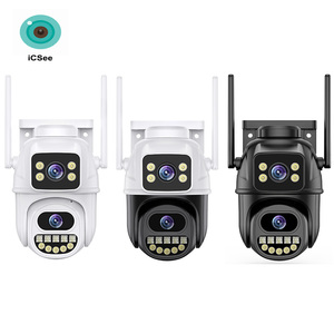 6MP 9MP 8xZoomデュアルレンズワイヤレスPtzカメラ双方向屋外6MPデュアルレンズおよびデュアルスクリーンカメラWifi8xデュアルレンズPtzカメラ - Product Image 2