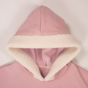 Herbst Winter Unisex Jungen Mädchen Winter Sherpa gefütterter Hoodie Kinder Fleece Pullover Kapuzen pullover