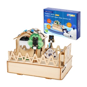 ACEBOTT Wooden IoT House with <strong>Sensors</strong> &amp; Mobile Control Kids Smart Home Starter <strong>Kit</strong> Fun <strong>Arduino</strong> STEM Learning Toy for Beginners - Product Image 1