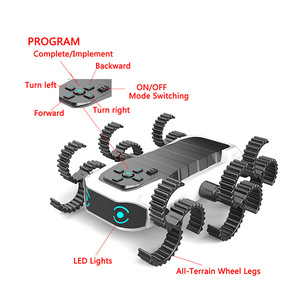 DIY Assembled Six Wheel Programming Kletter auto Kleine Produktion Wissenschaft und Bildung Experiment Programmierung Auto Roboter Spielzeug