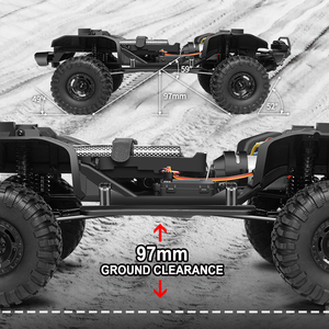 Rc 4x4 1:10 Bronco R1001 tam ölçekli radyo kontrollü RC kamyon Model araba simülasyon tırmanma Off-road büyük RC araba - Product Image 5