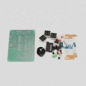 DIY <strong>Kits</strong> AT89C2051 Electronic Clock Digital Tube LED Display Suite Electronic Module Parts and Components DC 9V - 12V - Product Image 3