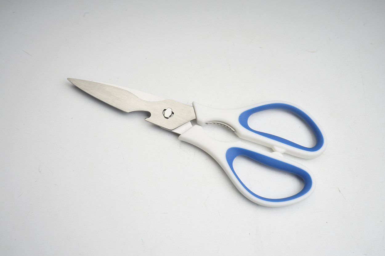 High quality fridge magnetic sheath stainless steel kitchen scissors for food cutting