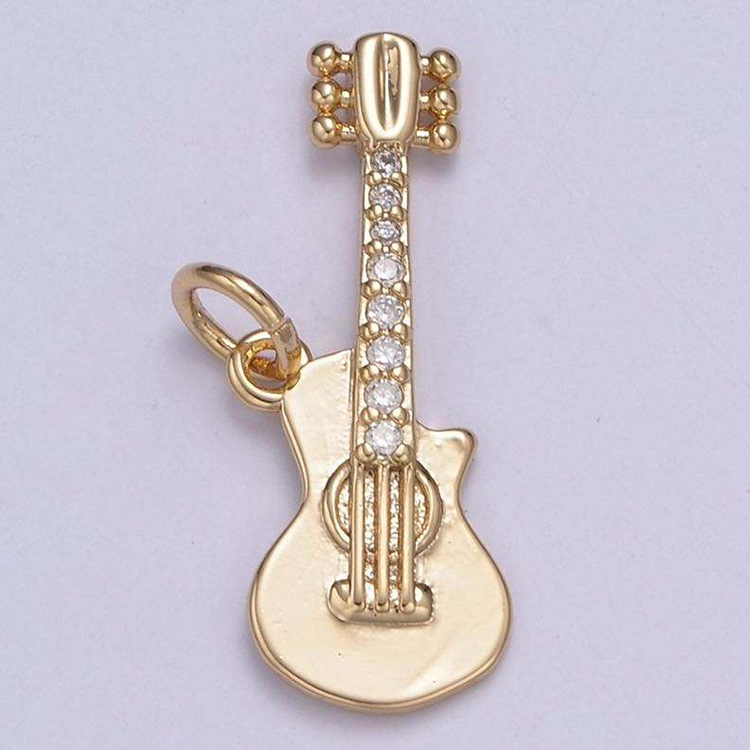guitare dorée