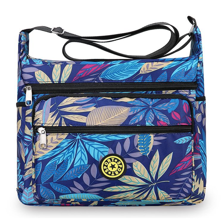 Bleu foncé (style feuilles)