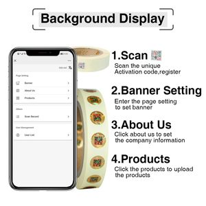 ブランド詐欺を防ぐためのカスタムAI認証システム3D QRコードレーベルステッカー - Product Image 2