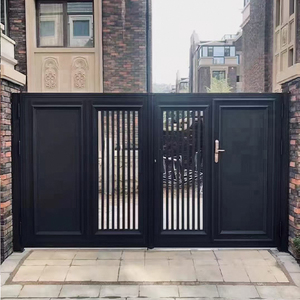 Trung quốc sản xuất tùy chỉnh tự động có thể thu vào nhôm vườn cổng trượt ngoài trời mở phong cách - Product Image 2