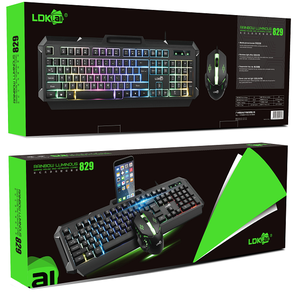 2024 Epro LDK Ai 829 <strong>Keyboard</strong> and Mouse 104 Keys Mechanical <strong>Keyboard</strong> for iPad <strong>Android</strong> Tablet <strong>Notebook</strong> Desktop Gaming Computer - Product Image 5