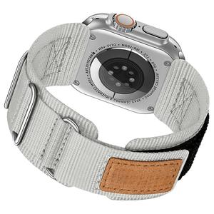 Cierre de gancho y bucle Correa de reloj de nailon elástico de lujo Serie 10 9 8 7 6 Bandas de reloj transpirables IWatch - Product Image 5