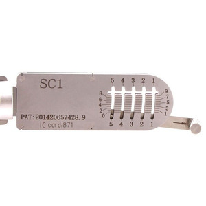 AKK araçları KW1 5 Pin 2-IN-1 k-wikset kapı kilitleri için seçim kilit seçim ve dekoder çilingir araçları - Product Image 2