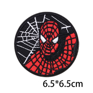 טלאי עכביש מגניב באינטרנט רקום, ברזל בסגנון קומיקס על טלאים בד, תרמיל גב - Product Image 5