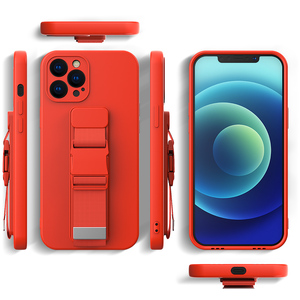 Leadingplus New Sports Mobile Phone Case for iPhone X 11 12 Stripe Design PC Crossbody Cell Phone Case for <strong>Running</strong> Jogging Gym - Product Image 3