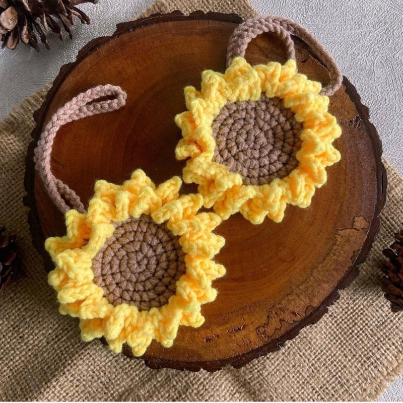 Flores pequeñas de girasol