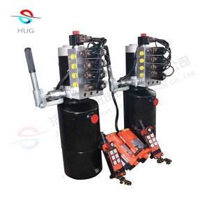 Sistema de elevação hidráulica elétrica 12V com controle remoto sem fio para carro de camping RV