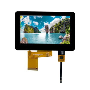 Pantalla pequeña, monitor de pantalla táctil LCD de 4,3 pulgadas/pantalla LCD de 4,3 pulgadas con pantalla táctil capacitiva