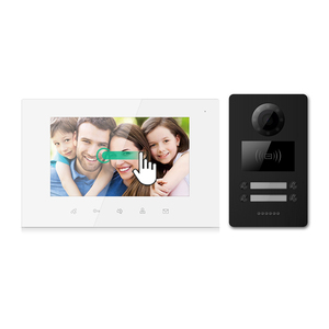 Intercomunicador de 2 cables para puerta de casa, para casa inteligente, multi apartamentos 1/2/3 familia - Product Image 1